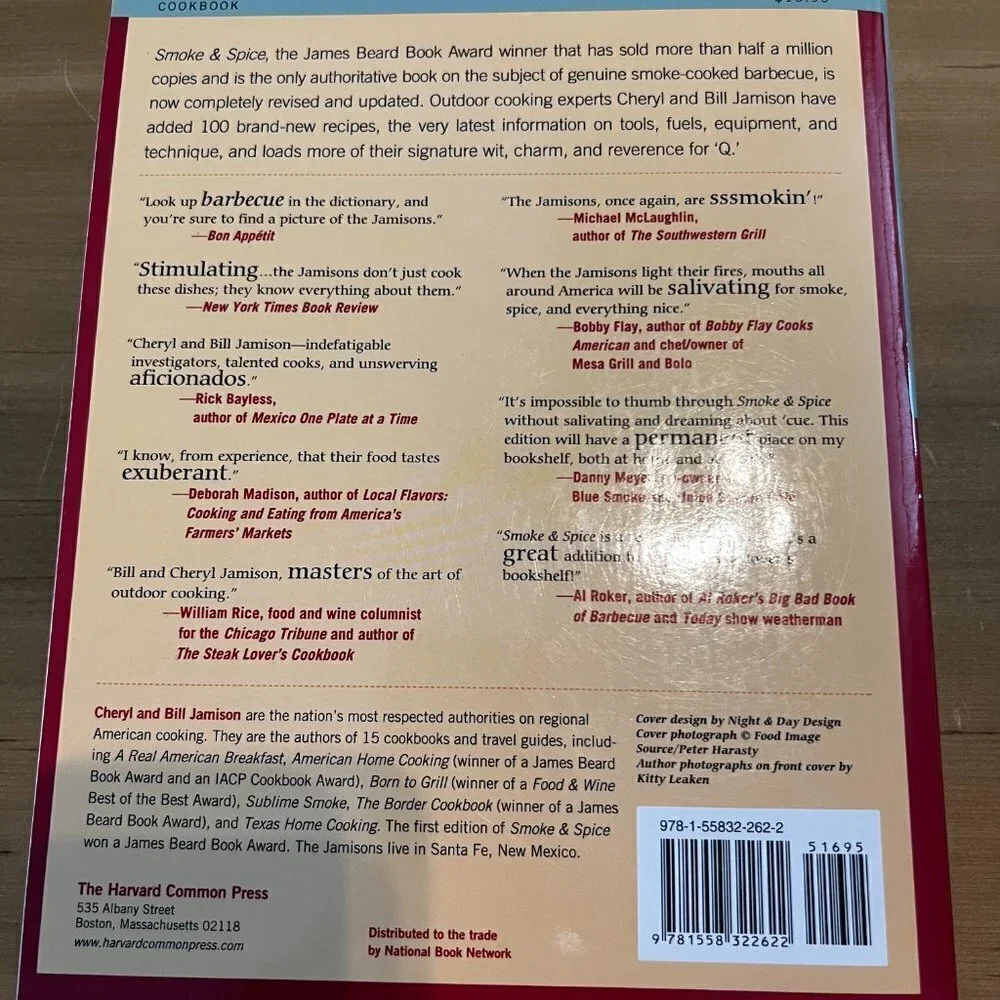 Smoke & Spice Cookbook by Cheryl and Bill Jamison